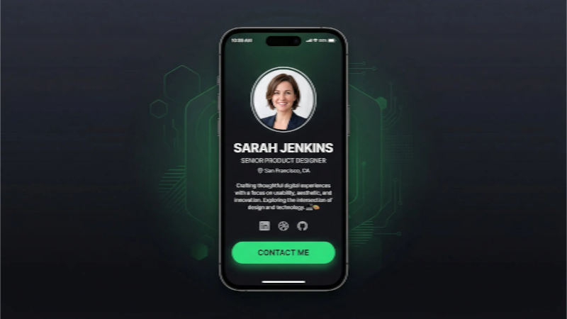Digital Business Card Preview